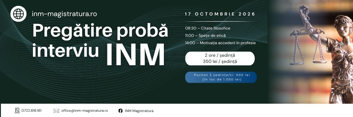 Pregătire pentru proba interviului – Admitere în profesie