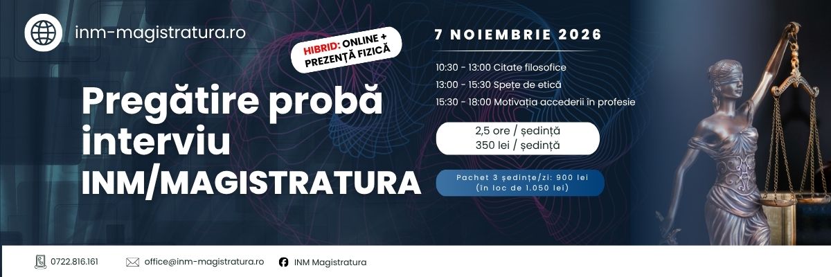 Pregătire pentru proba interviului – Admitere în profesie